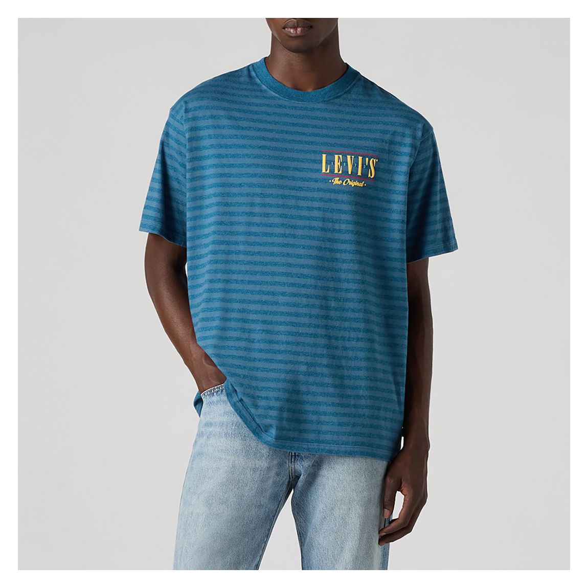 Blue Vintage Fit Graphic T-shirt main product photo