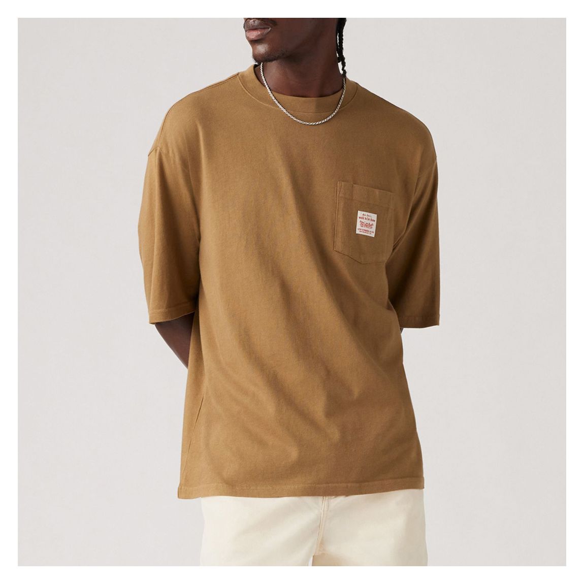 Khaki Classic Crew T-shirt main product photo