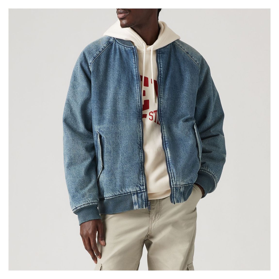 Blue Filbert Flight Jacket main product photo
