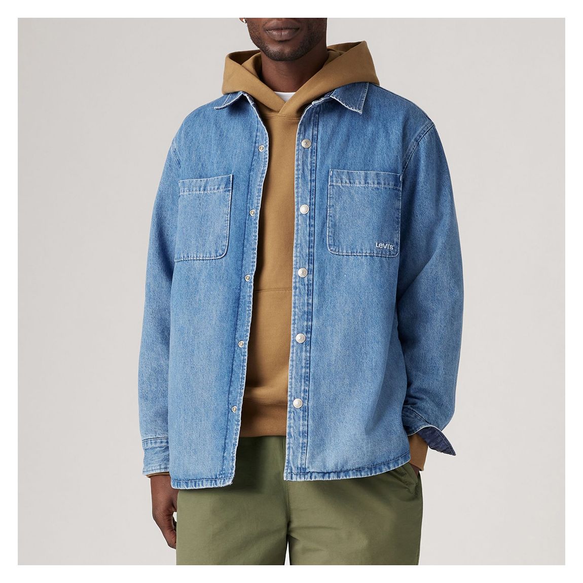 Blue Bryant Padded Overshirt main product photo