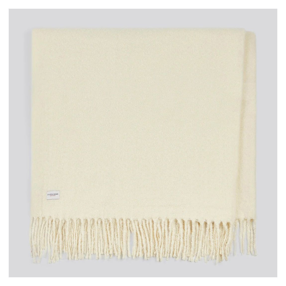 Premium Super Soft Hanging Throw, Light Gray main product photo