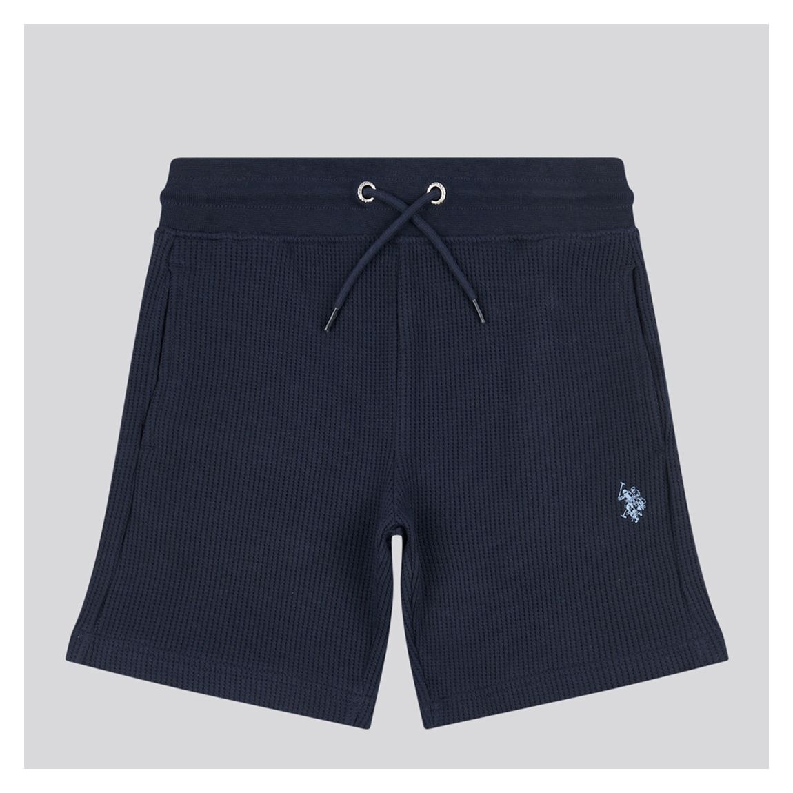 Boy's Dark Sapphire Navy Waffle Texture Short main product photo