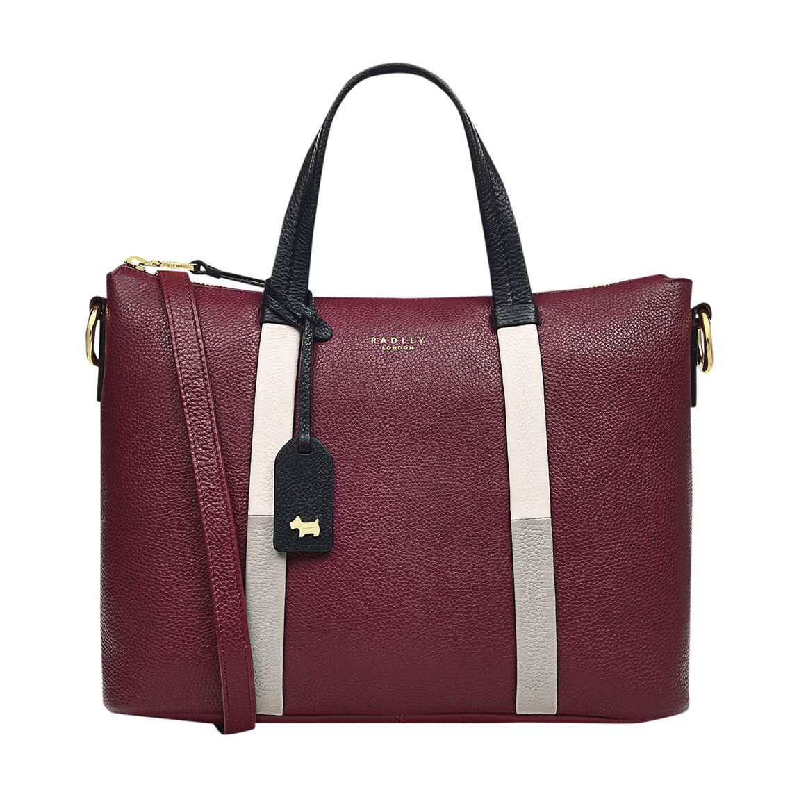 Merlot Waterloo Way Medium Ziptop Grab Bag main product photo