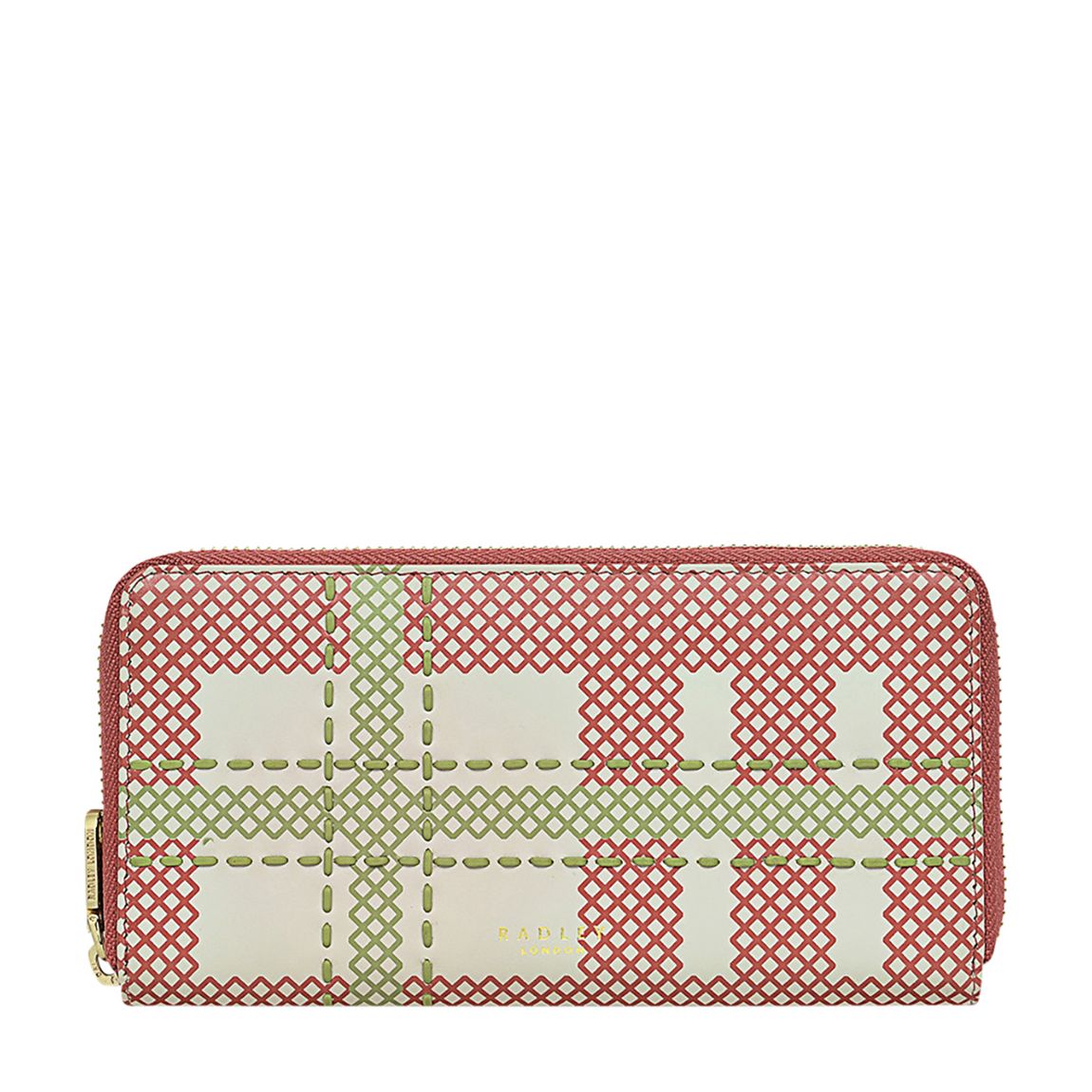 Pumice Check Street Large Zip Around Matinee Bag main product photo