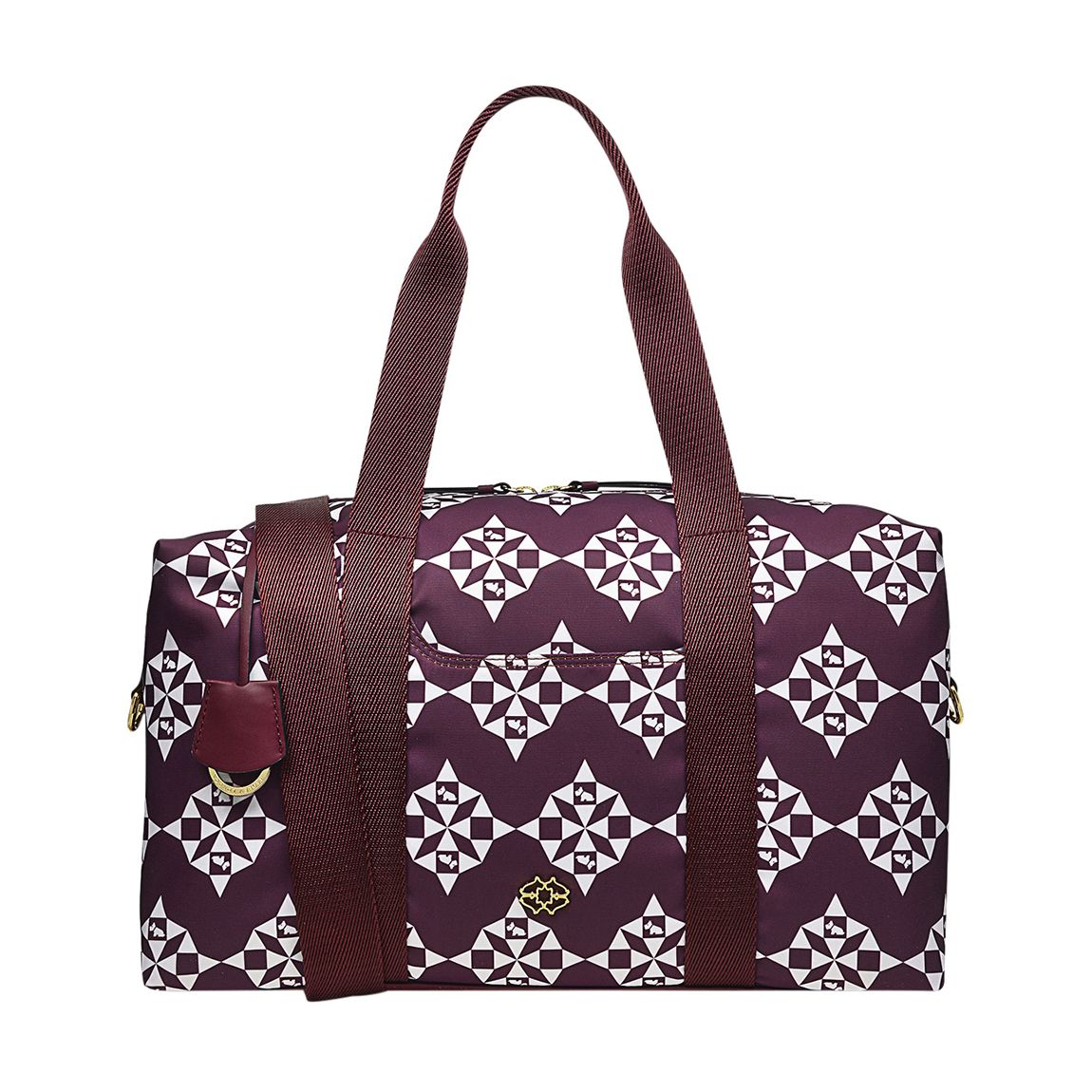 Dark Cherry Radley 24/7 Wallpa Medium Ziptop Travel Bag main product photo