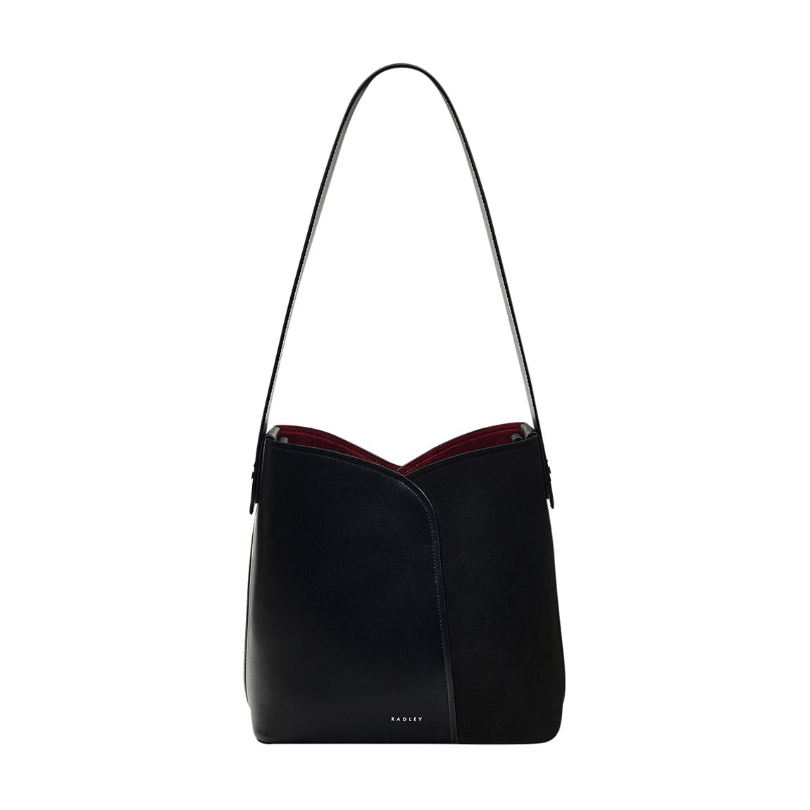 Black The Cordelia Medium Open Top Shoulder Bag main product photo