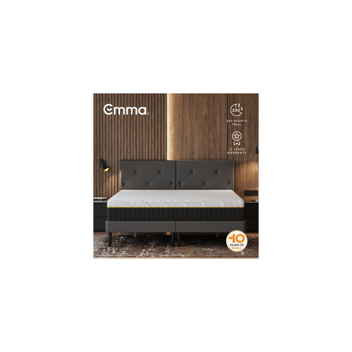 Hybrid Airgrid Mattress + Mattress Protector Bundle, Single Size main product photo
