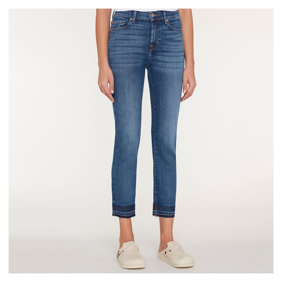 Blue The Straight Crop Soho Jeans main product photo