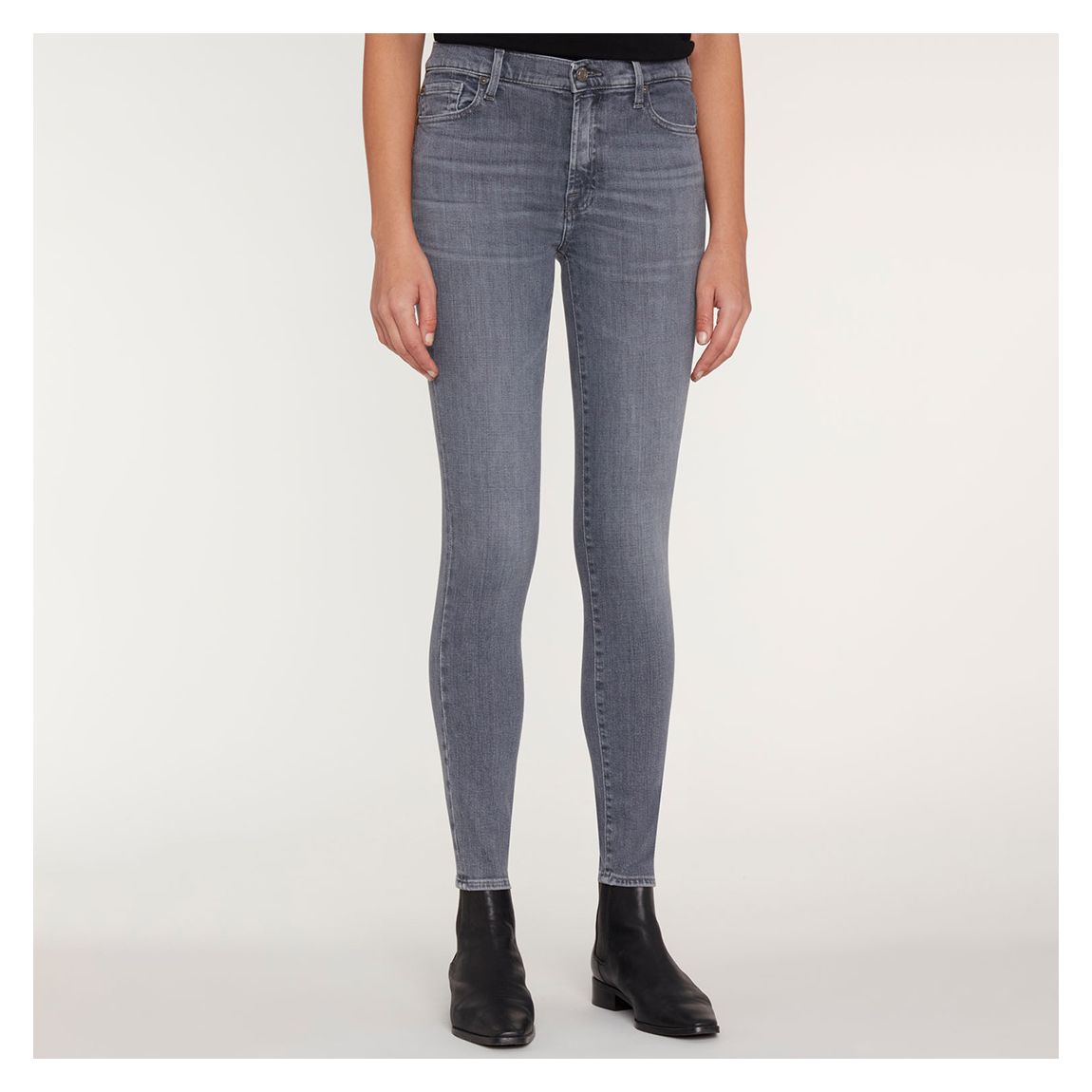 Grey Skinny Slim Illusion Jeans main product photo