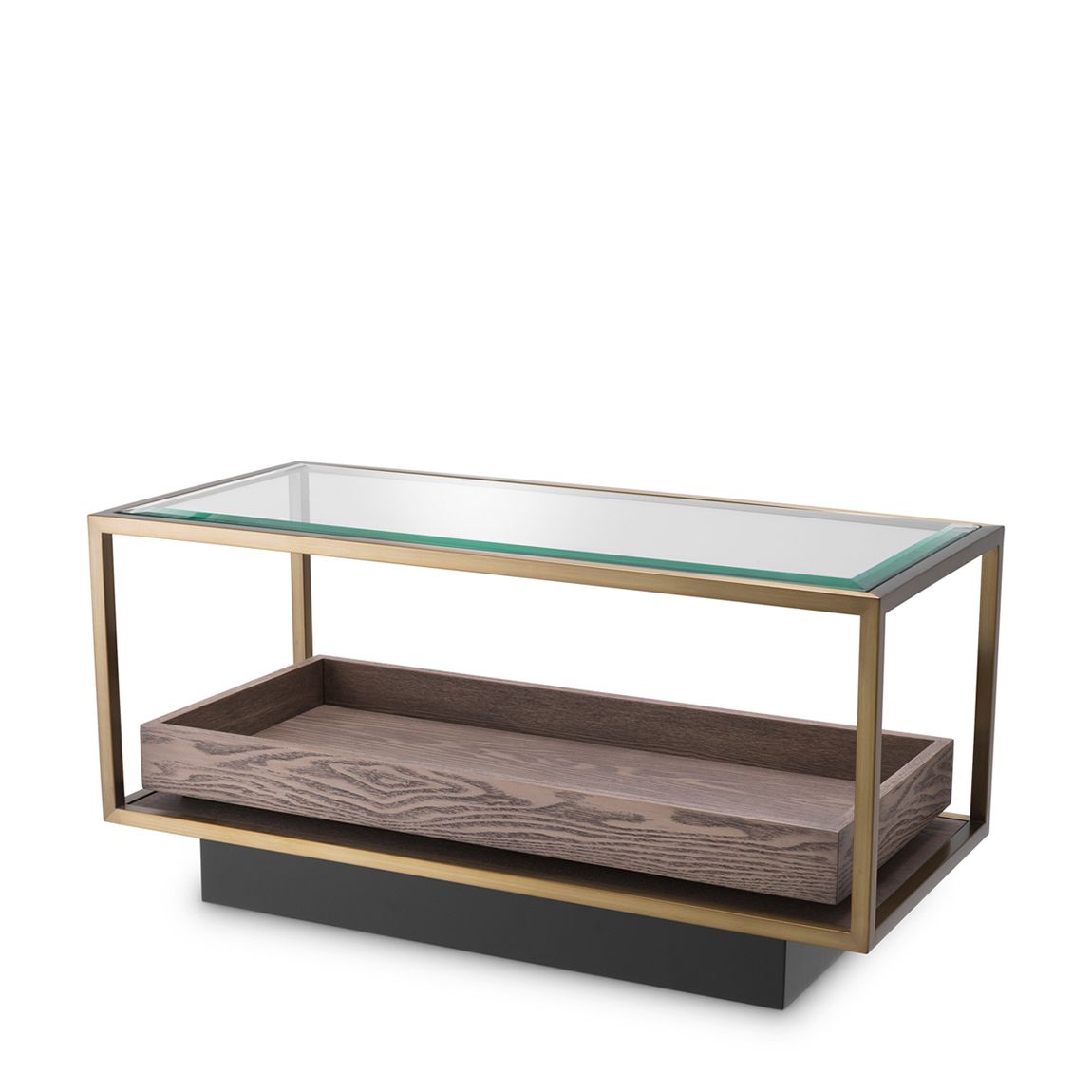 Roxton Side Table, Brushed Brass main product photo
