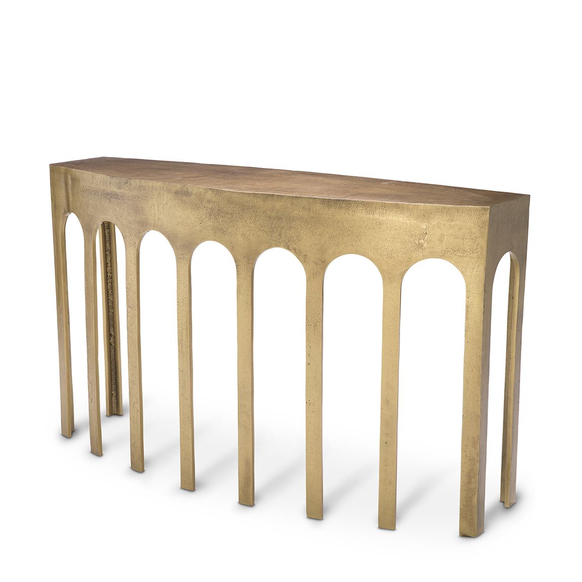 116843 - Console Table Gardini vintage brass finish main product photo