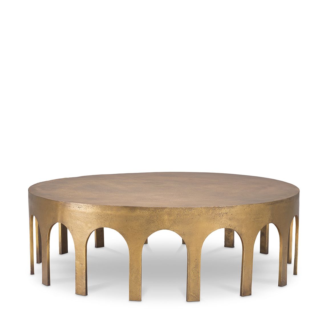 116841 - Coffee Table Gardini vintage brass finish main product photo