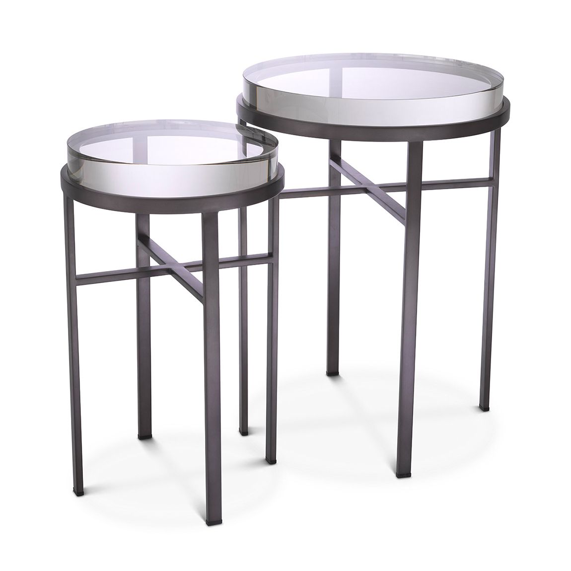 114911 - Side Table Hoxton bronze finish set of 2 main product photo