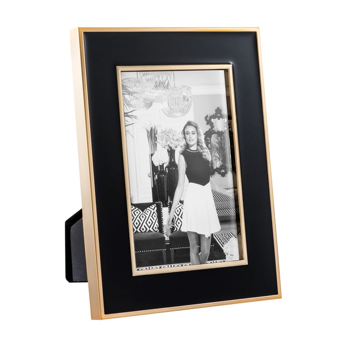 110719 - Picture Frame Lantana black rose gold S set of 6 main product photo