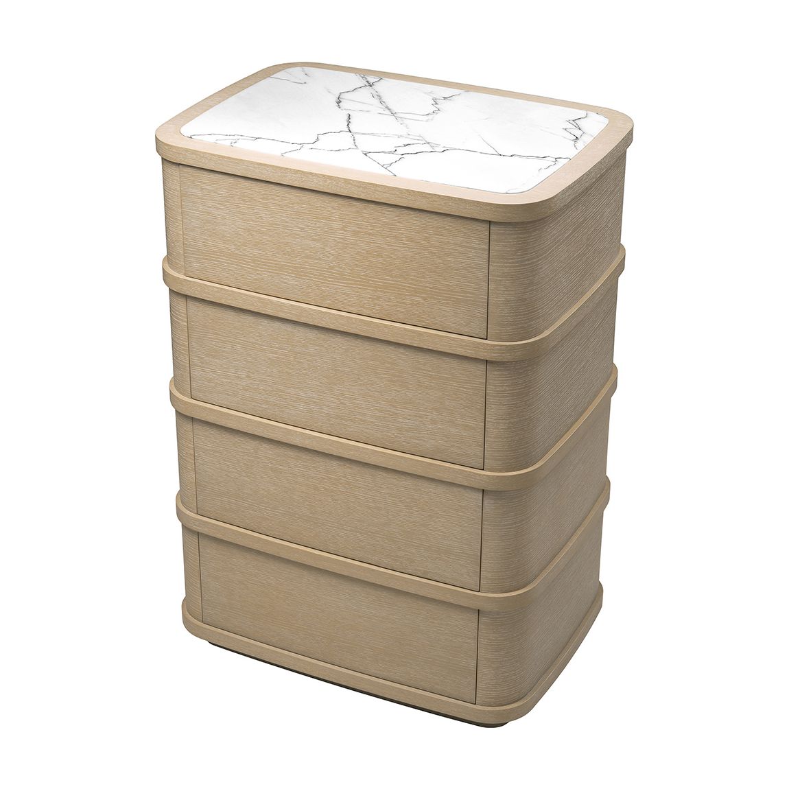117728 - Drawer Dresser Cabana Tall washed oak veneer main product photo
