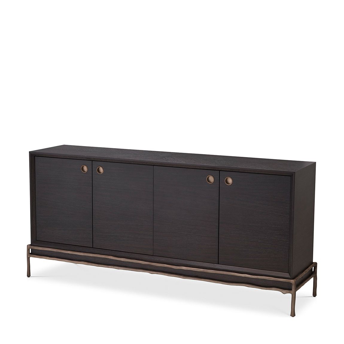 114833 - Dresser Premier charcoal grey oak veneer main product photo