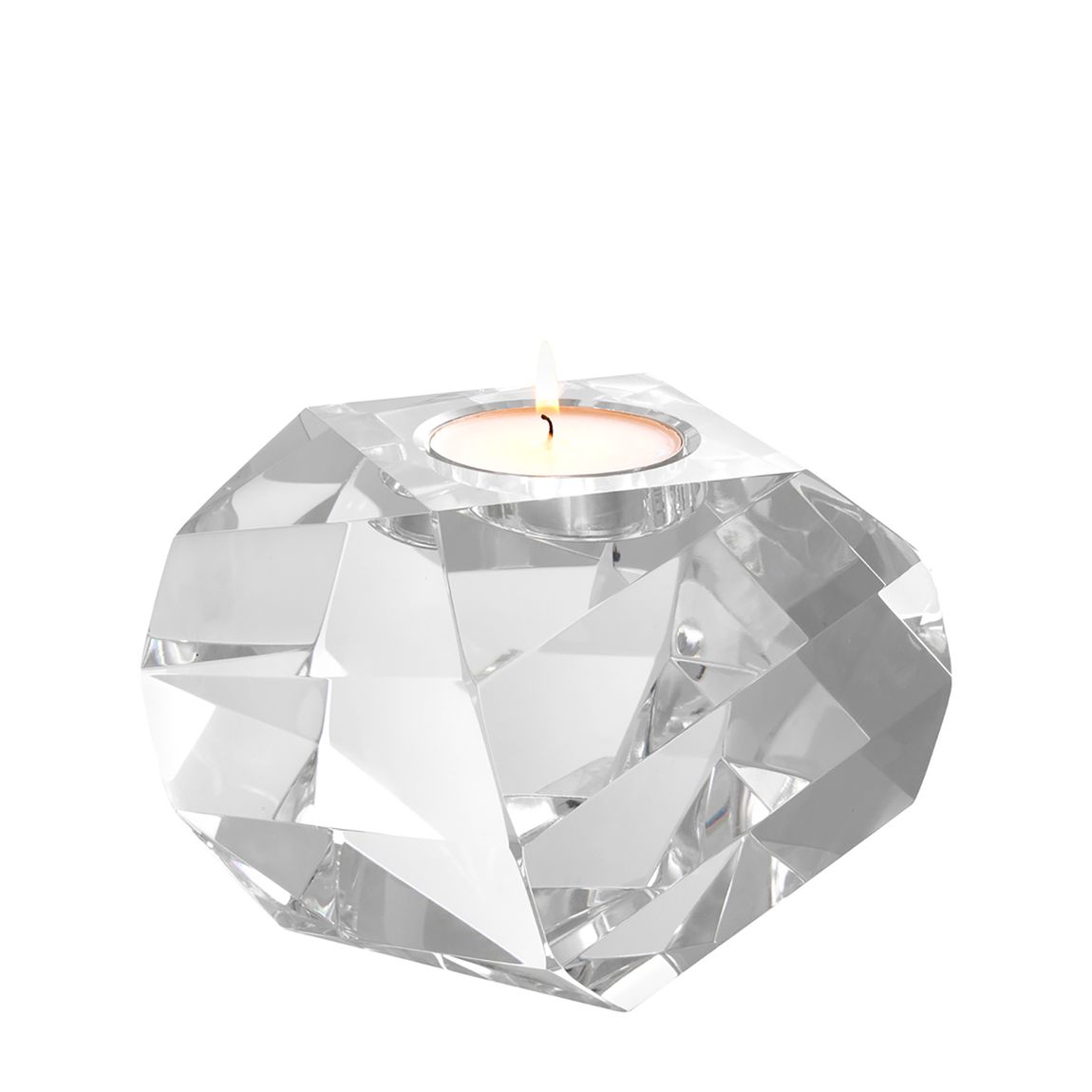 Lucidity Tealight Holder, Crystal Glass main product photo