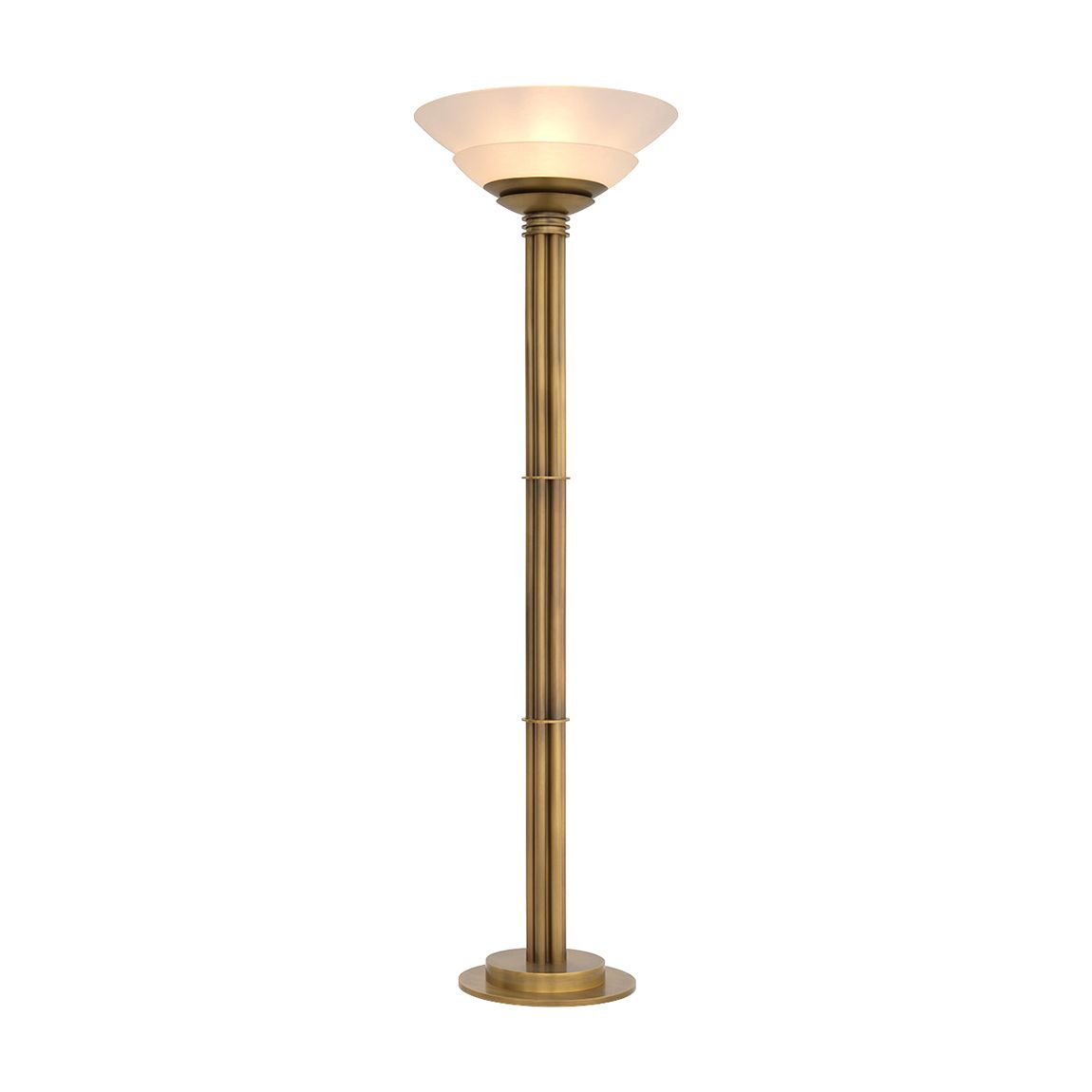 115658 - Floor Lamp Figaro antique brass finish main product photo