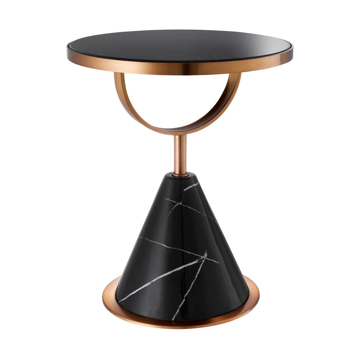 Side Table Park Lane brushed copper finish main product photo