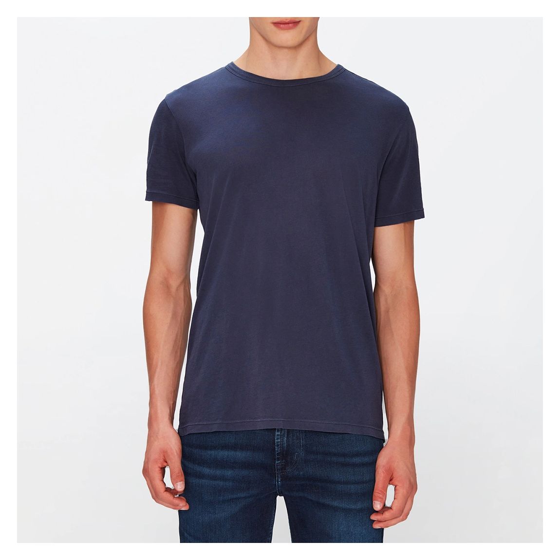 Navy Cotton Featherweight T-shirt main product photo