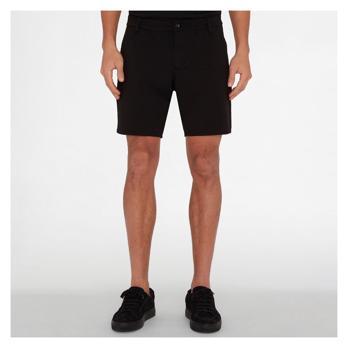 Black Travel Short Double Knit Shorts main product photo