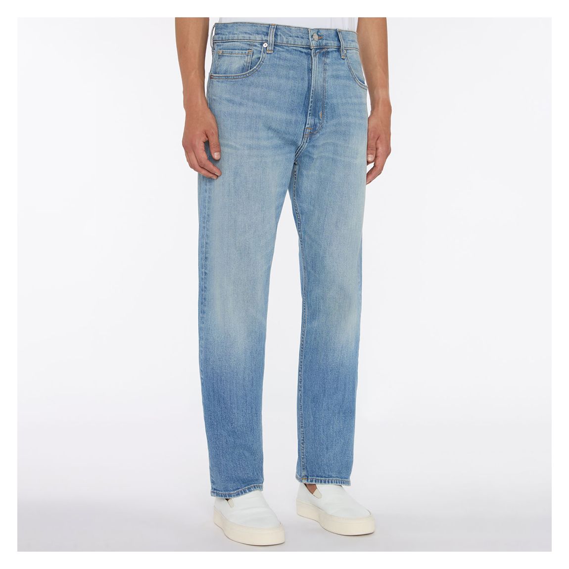 Light Blue Modern Straight Revival Jeans main product photo