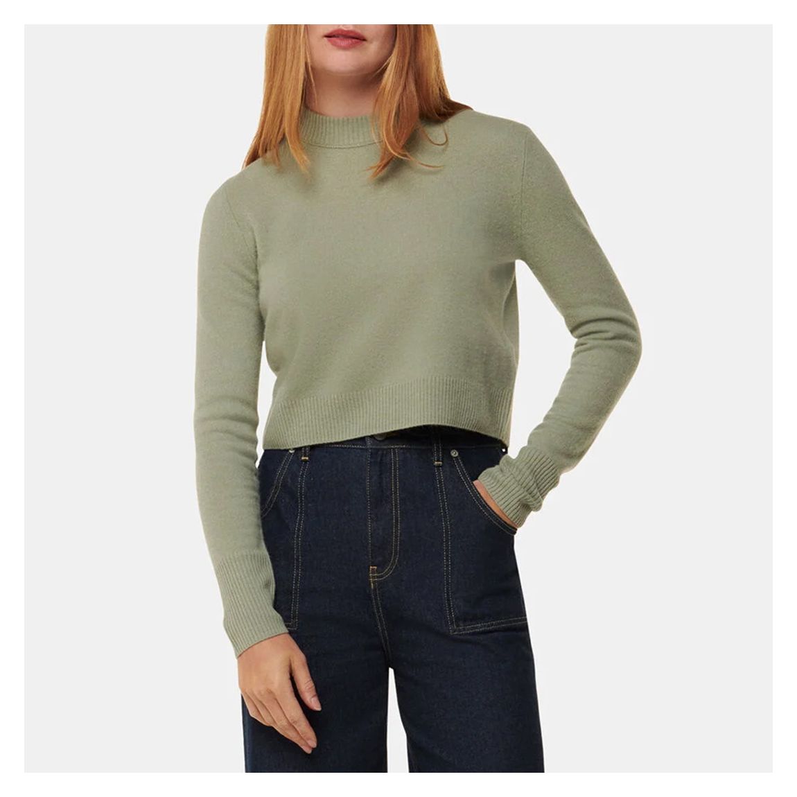 012039215 111 Wool Cropped Sweater - 111 main product photo