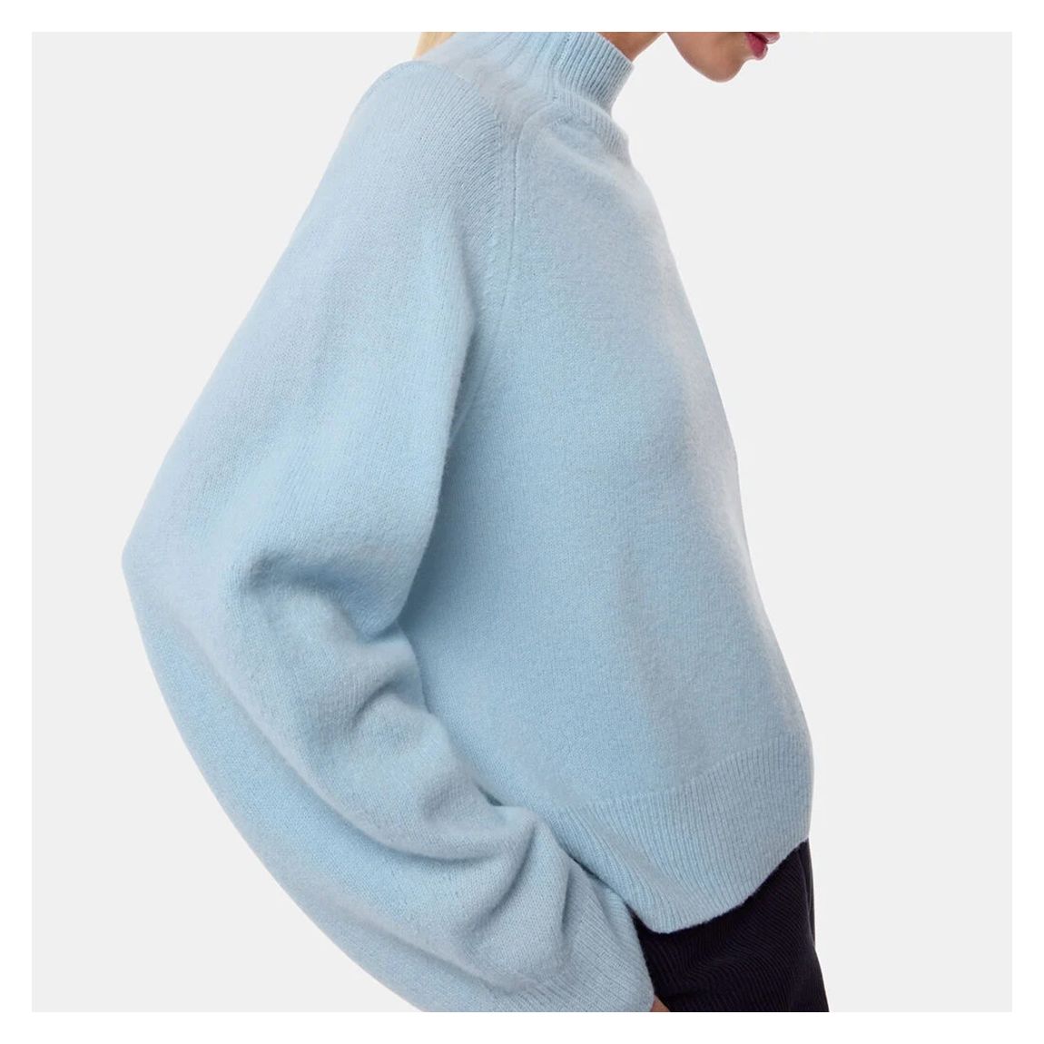 012039161 09 Wool Funnel Neck Knit - 09 main product photo