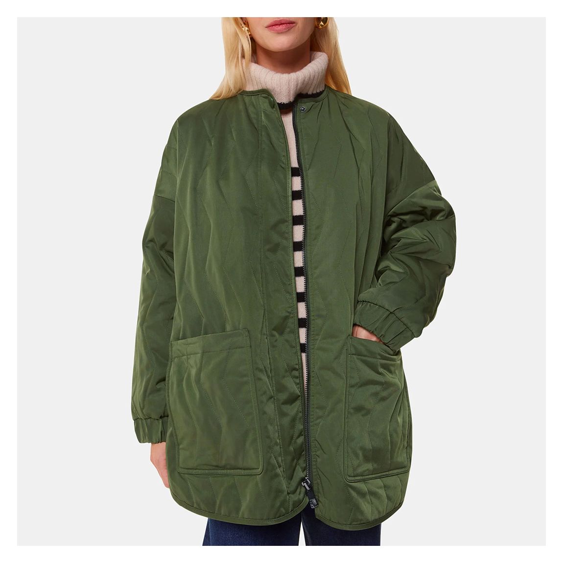 001039070 28 Esther Quilted Coat - 28 main product photo