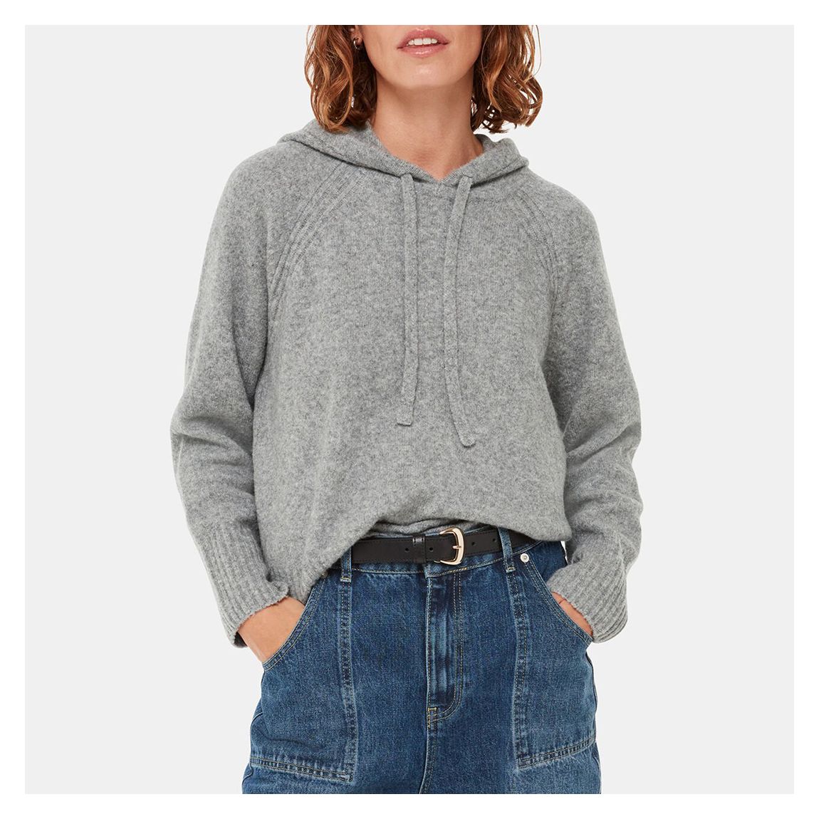 012037889 32 Textured Hooded Sweater - 32 main product photo
