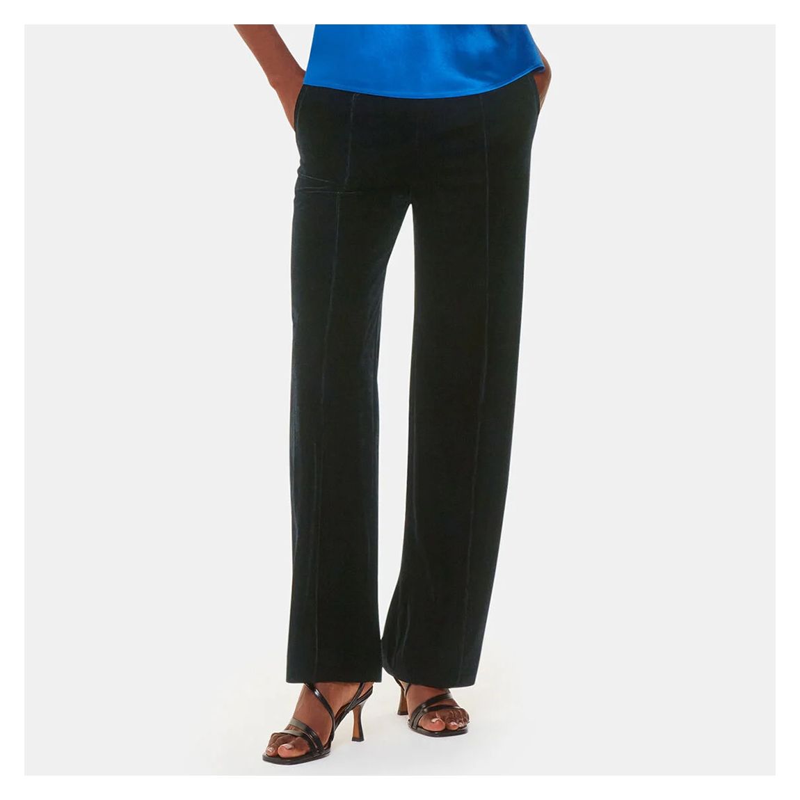 Black Velvet Full Length Trousers main product photo