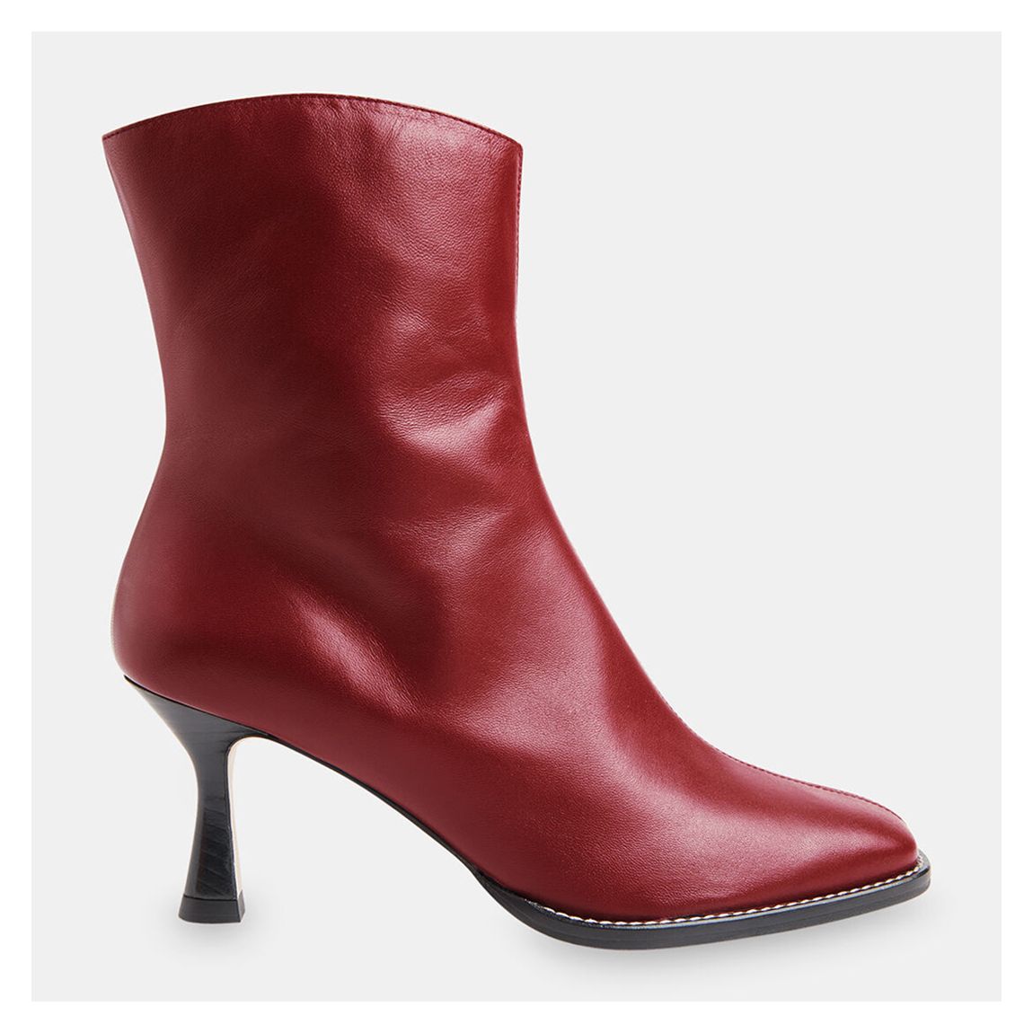 Red Nettie Stitch Detail Boot main product photo