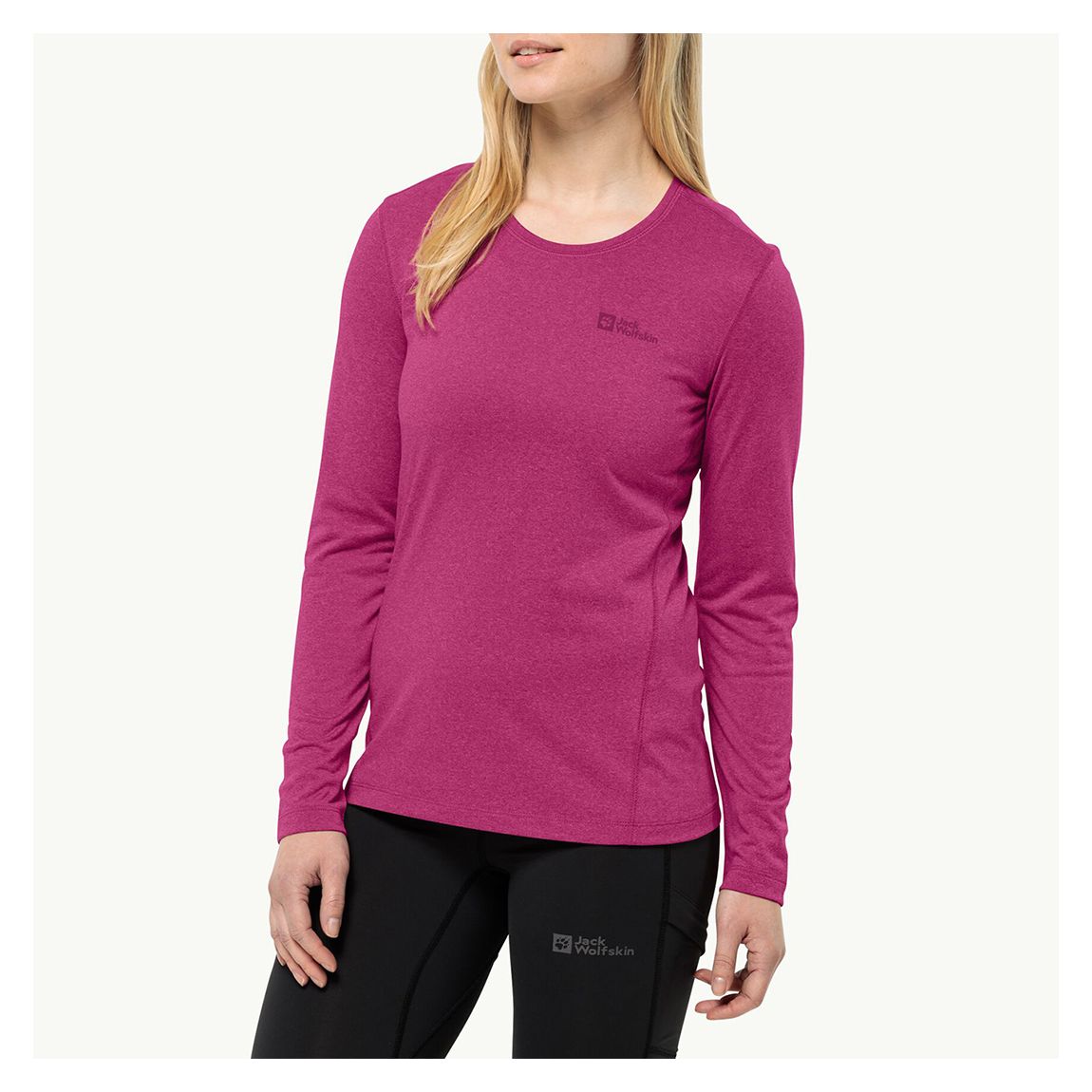 Pink Long Sleeve Sky Thermal Top main product photo