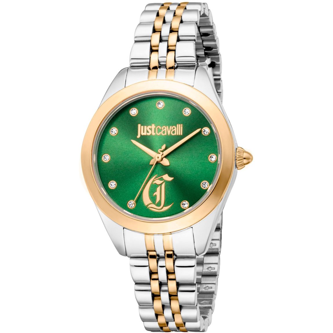 Green Dial TwoTone Bracelet Watch Wo - Yellow Watches main product photo