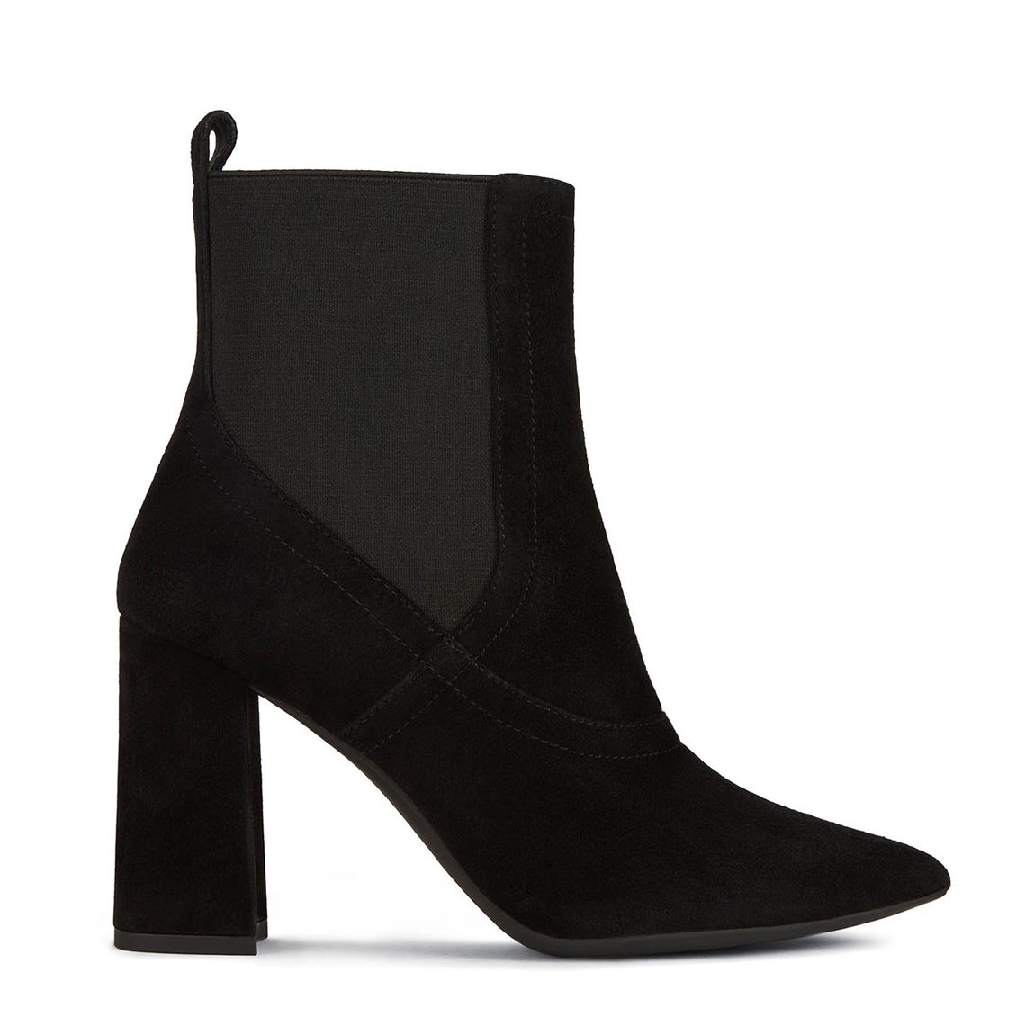 Black Suede Bigliana Ankle Boot main product photo