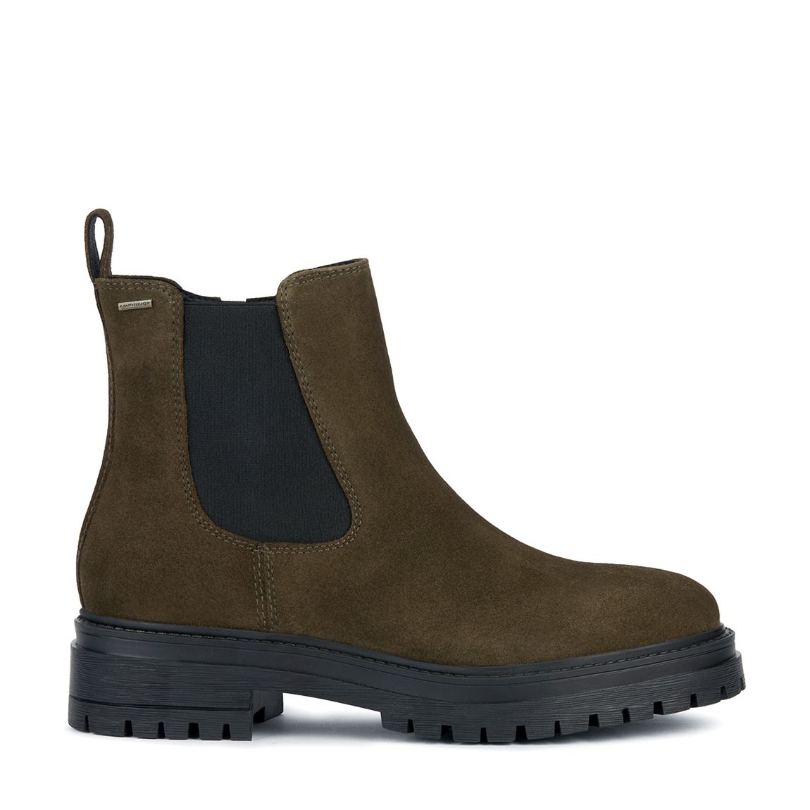 Khaki Iridea Suede Ankle Boots main product photo