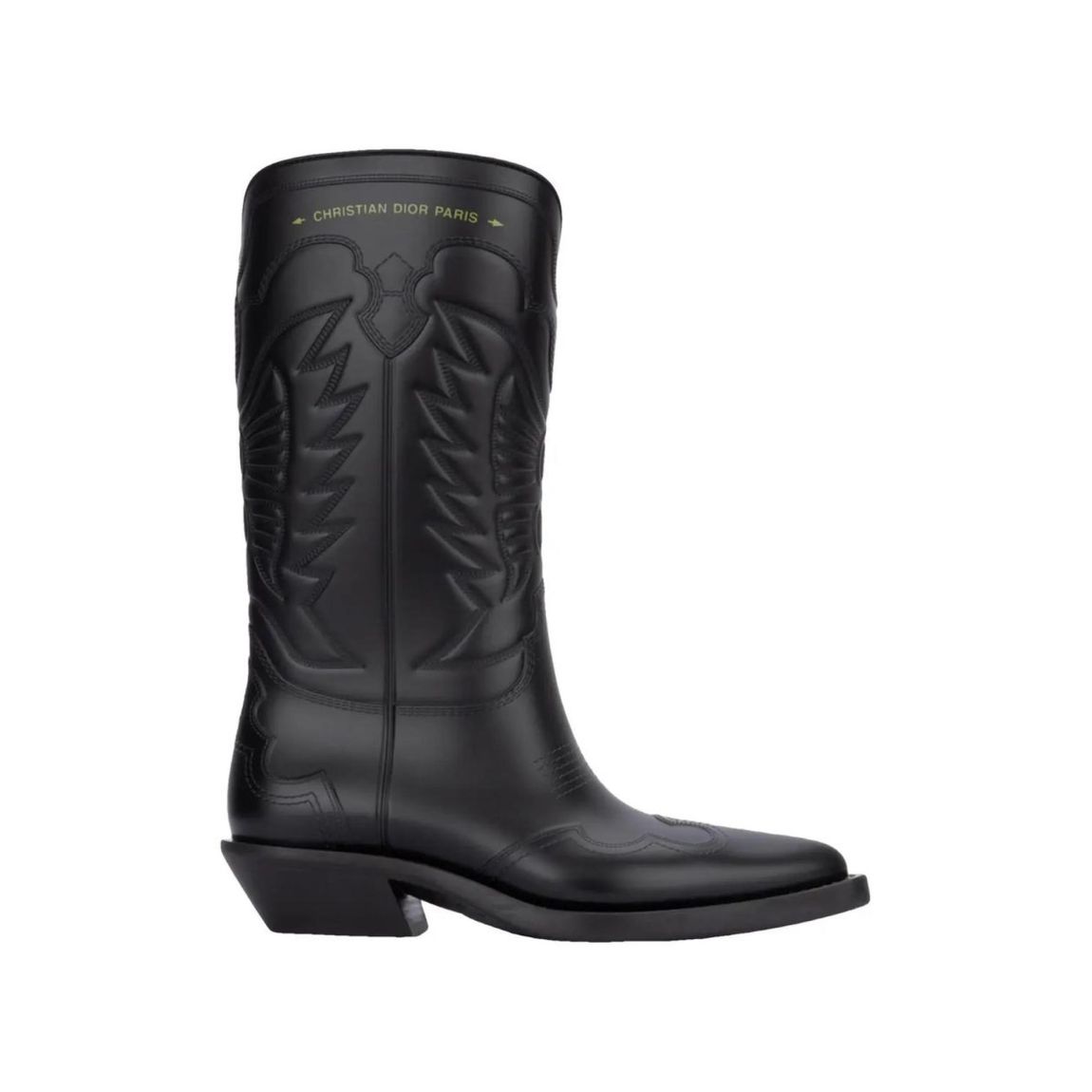 Dior Western Boots Black Leather Wo main product photo