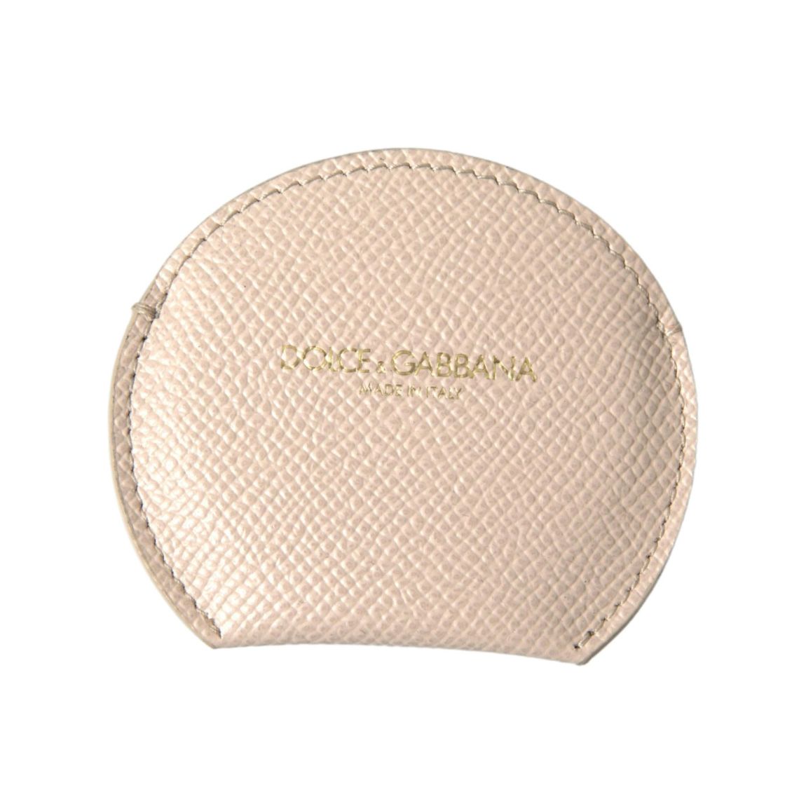 Half Moon Coin Purse Beige Leather Wo Miscellaneous Accessories main product photo