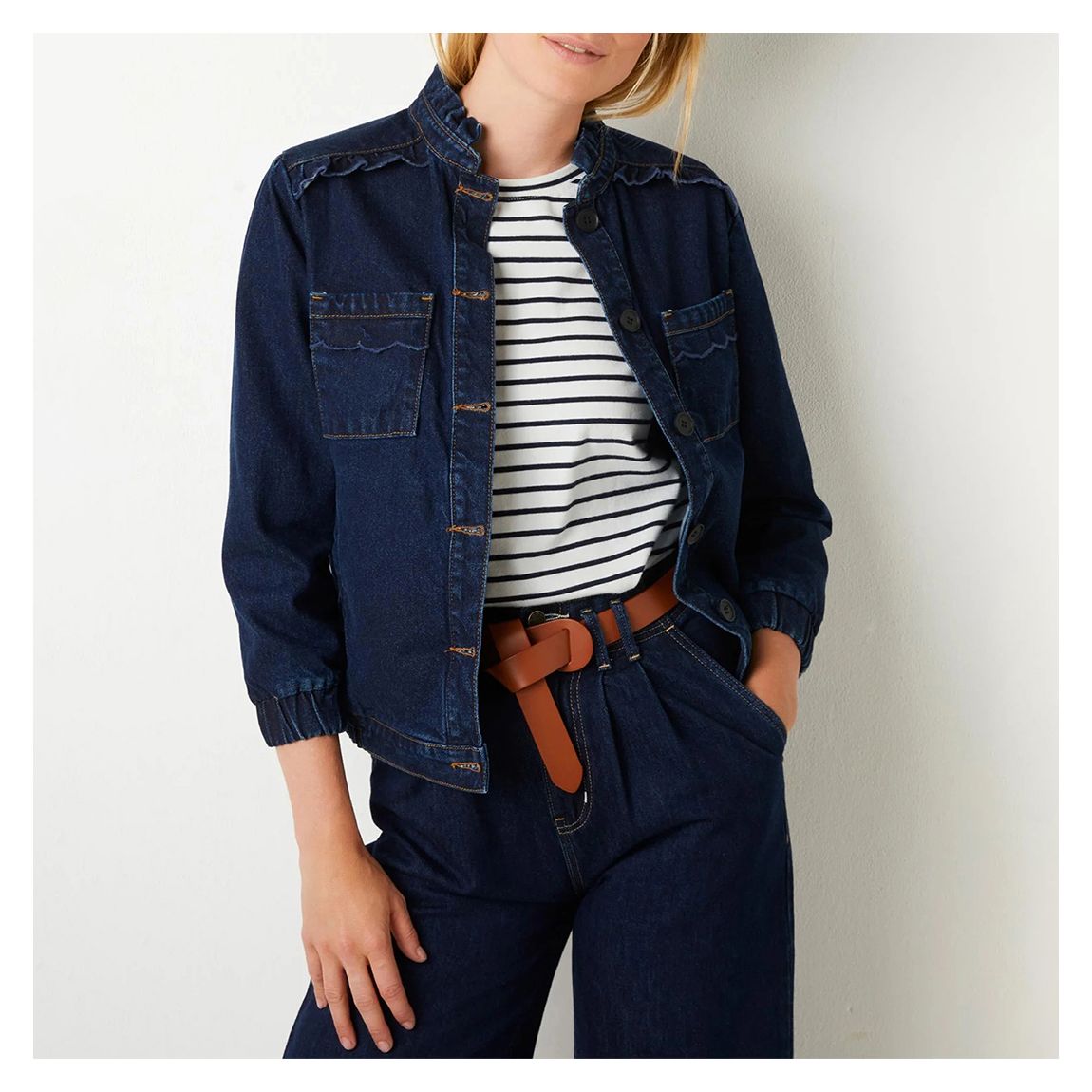 Dark Denim Zoe Jacket main product photo