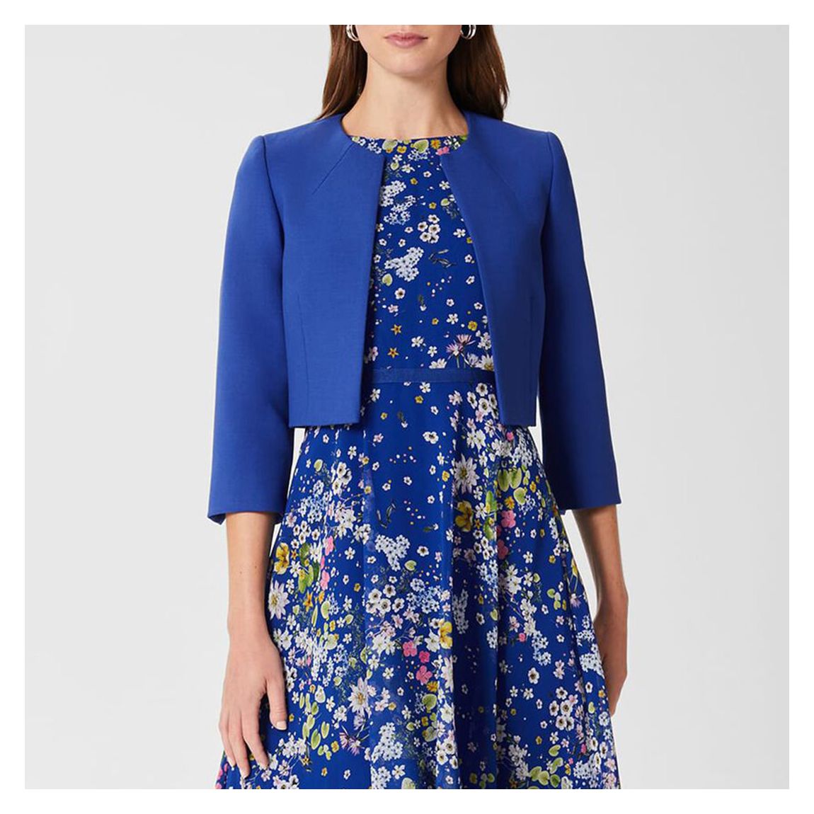 Blue Arizona Cropped Blazer main product photo