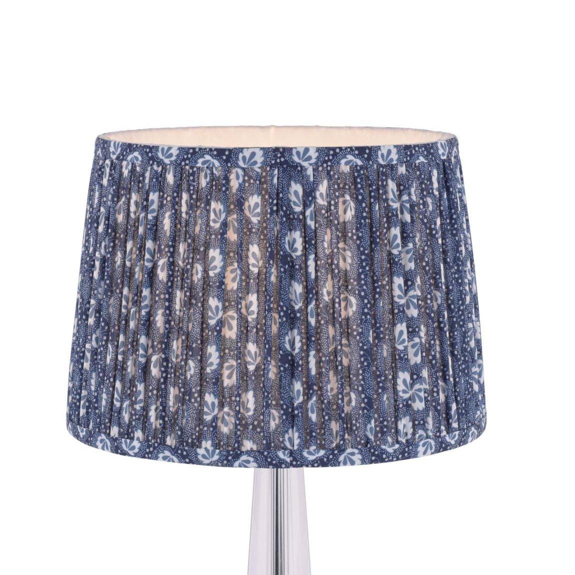 Calcot 12" Pleated Shade Navy main product photo