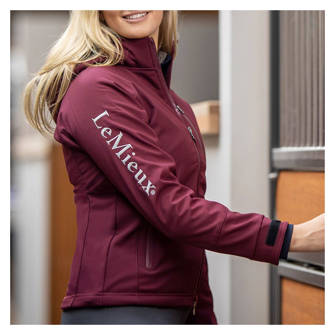 Burgundy Elite Soft Shell Jacket main product photo