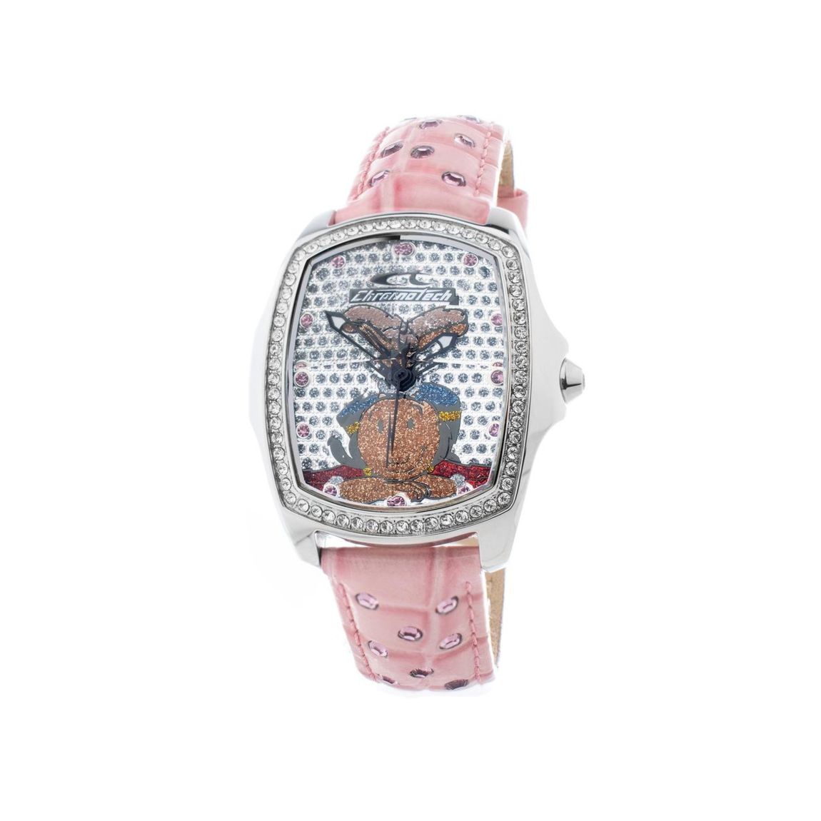 Quartz Movet Casual Watch with Crystal Accents Wo - Multicolor main product photo