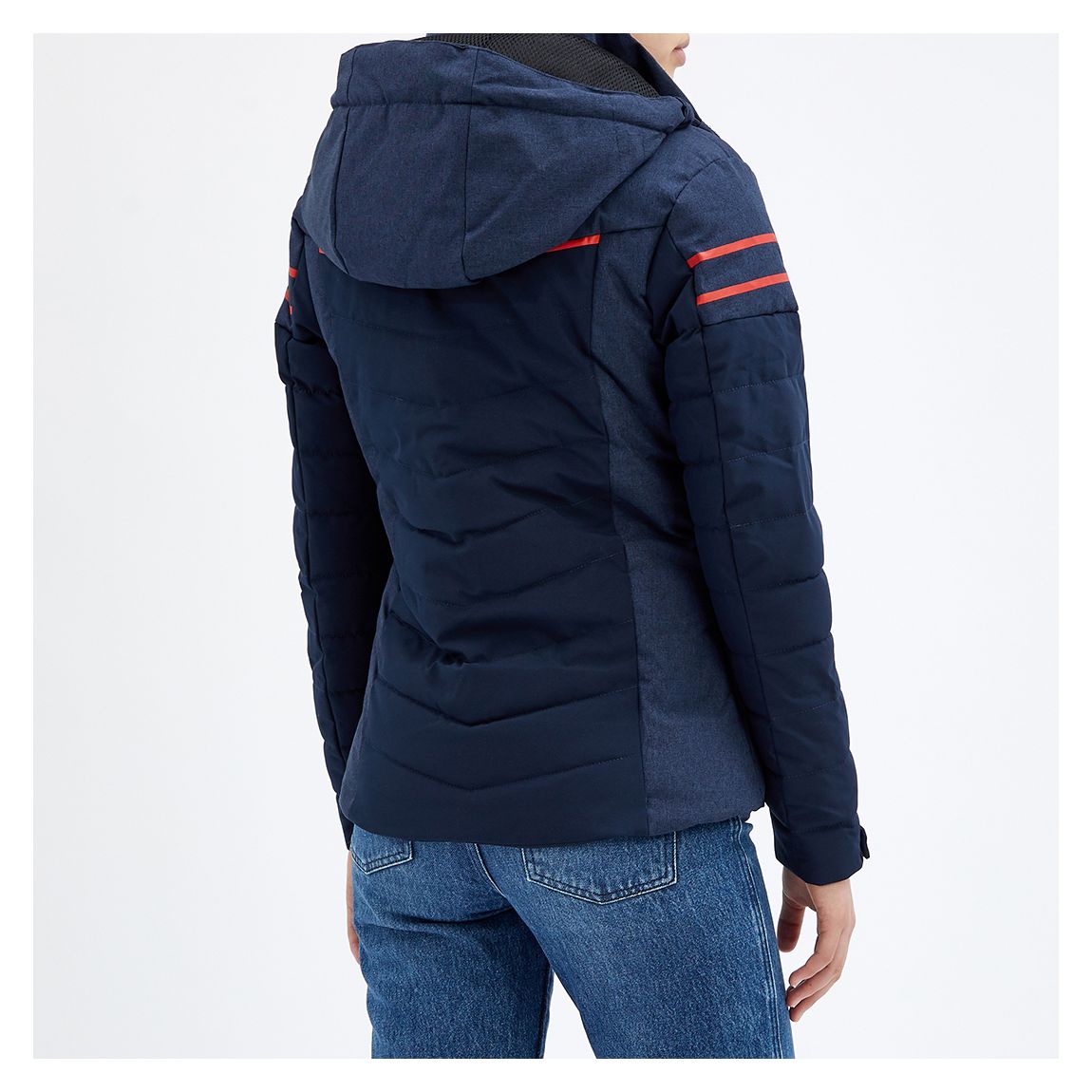 Navy Removable Hooded Parka main product photo
