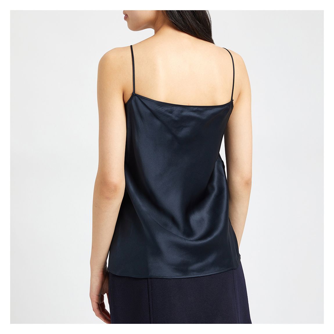 Navy Raccolta Silk Blouse main product photo