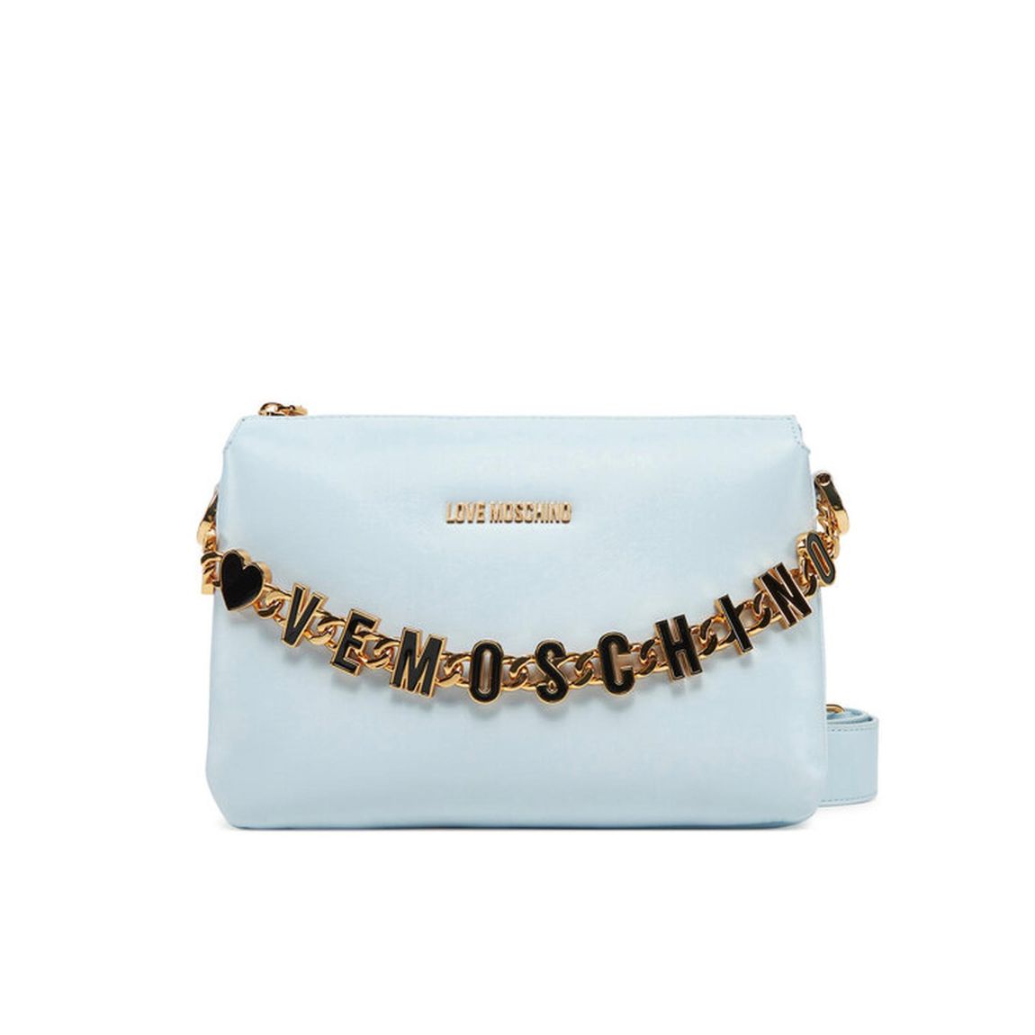 Chain Detail Shoulder Bag Wo - Blue main product photo