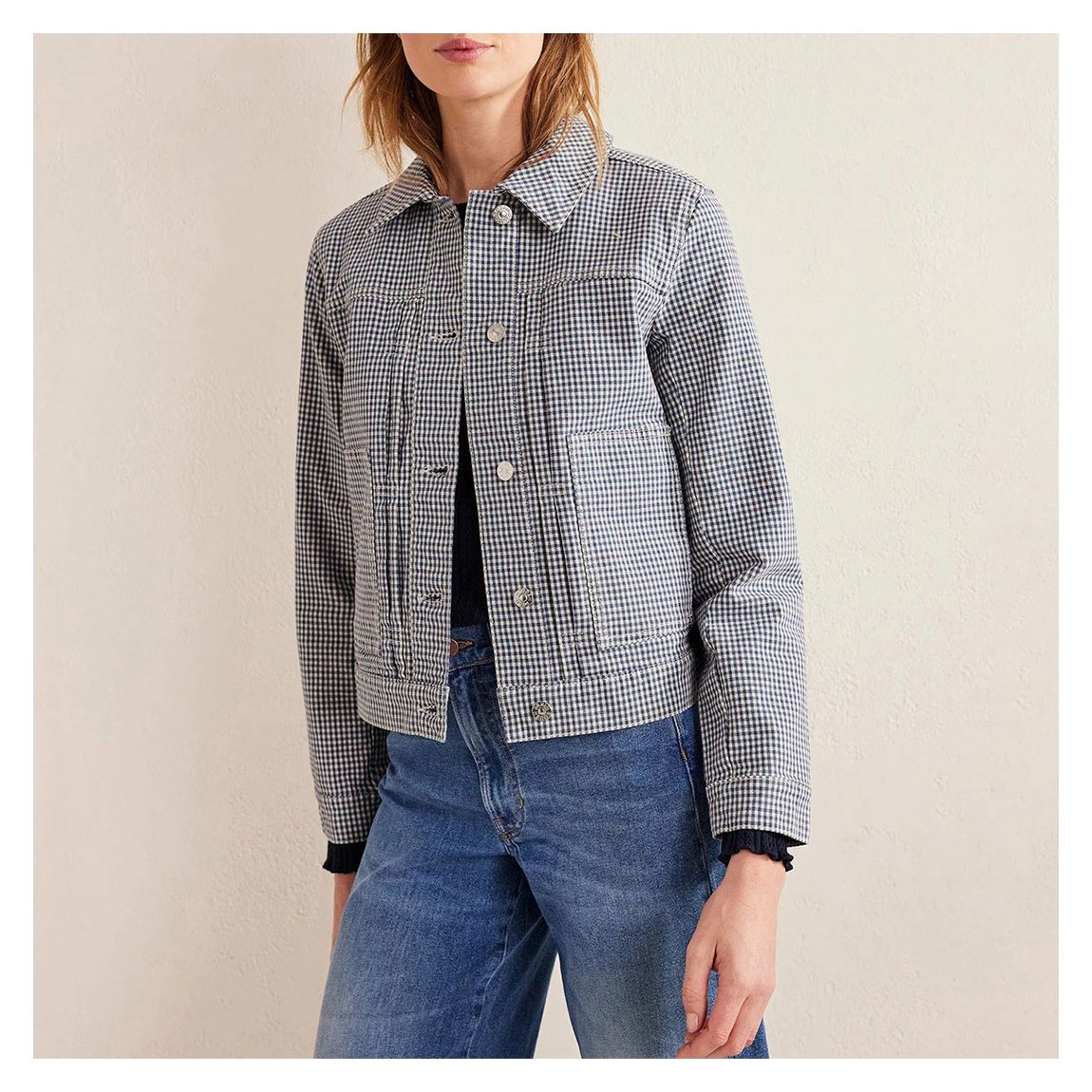 Blue/White Chore Jacket main product photo
