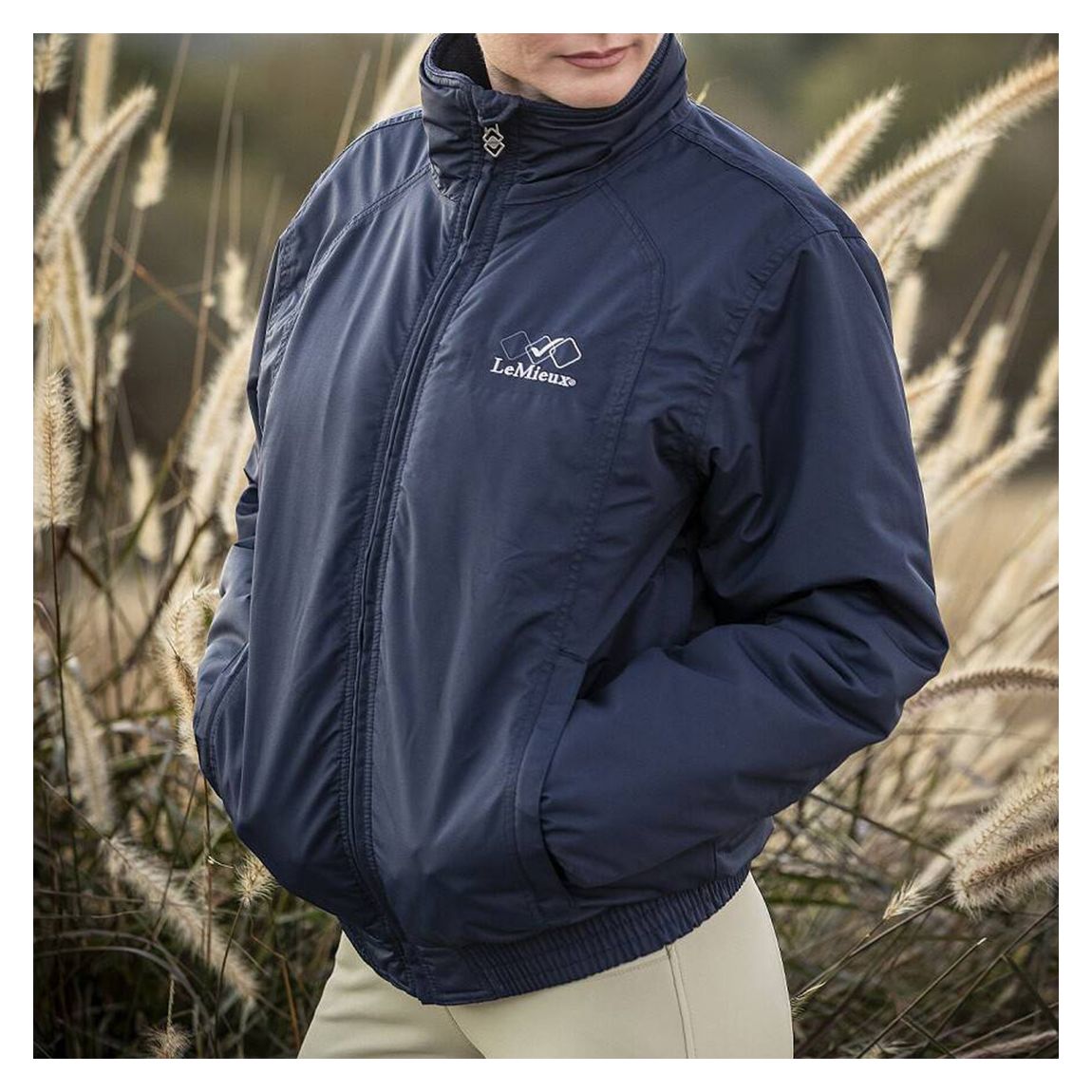 Navy Waterproof Team Crew Jacket main product photo
