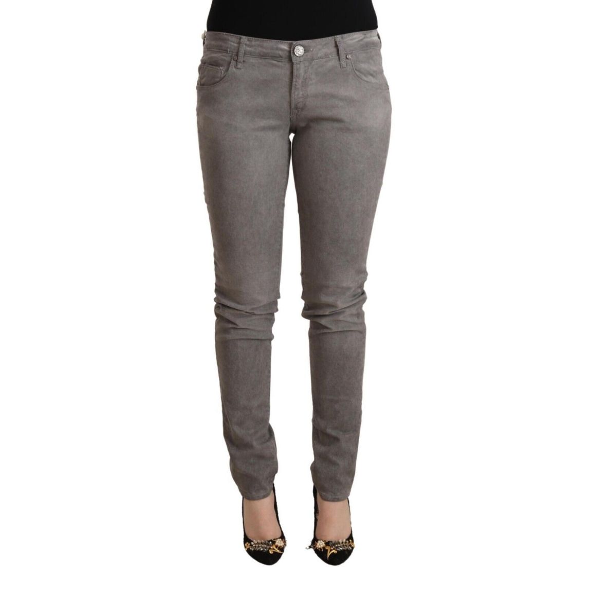 Grey Skinny Jeans Wo - Gray Jeans main product photo