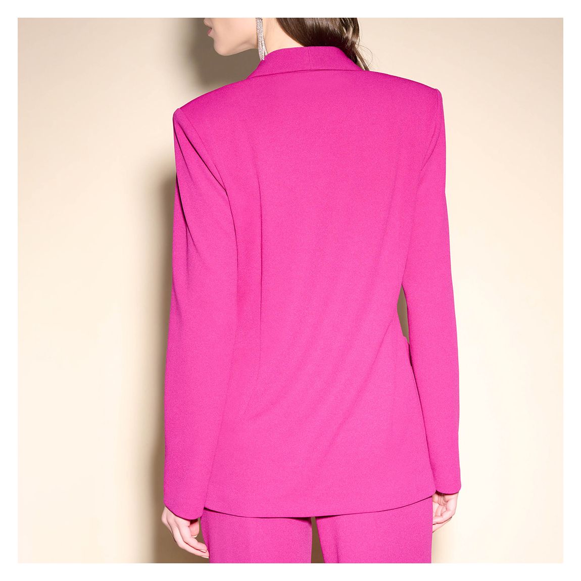 Pink Notched Collar Blazer main product photo